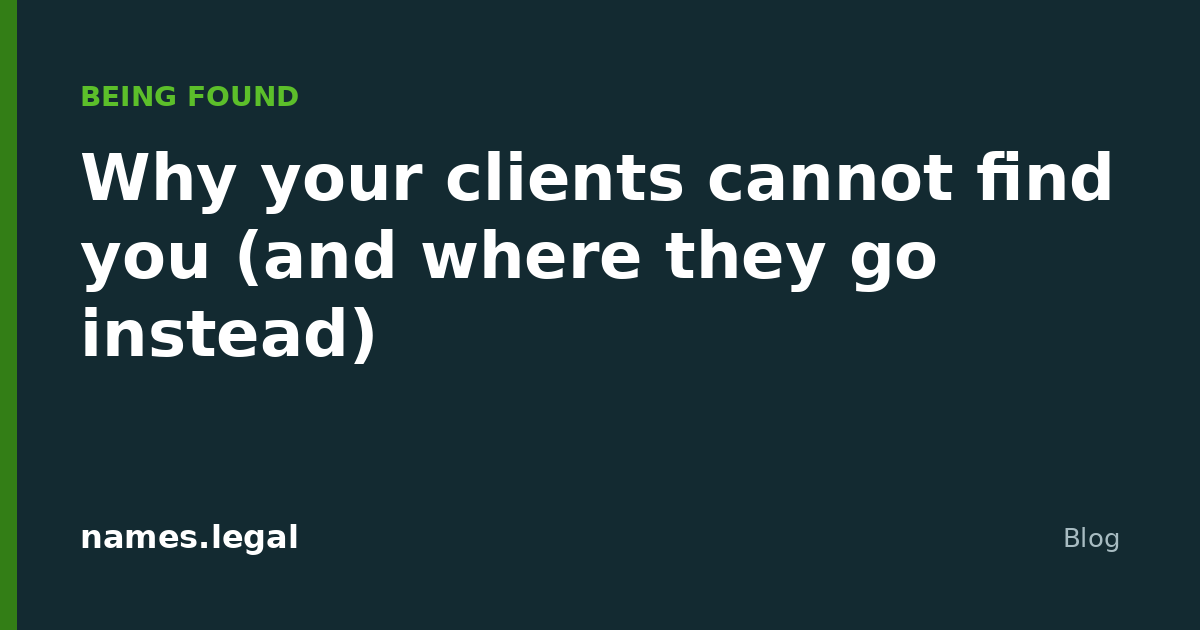 Por qué tus clientes no te encuentran (y adónde van en su lugar)